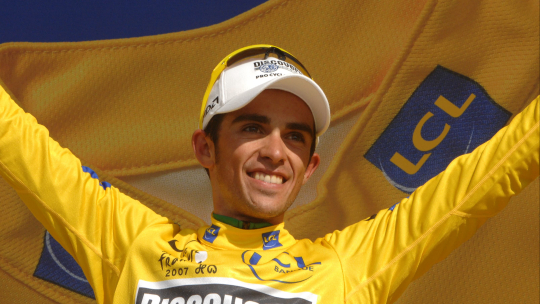 El ciclista Alberto Contador