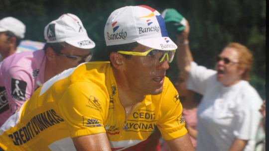 El ciclista Miguel Indurain