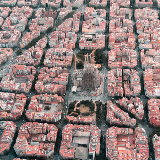La Sagrada Família, a l’Eixample de Barcelona