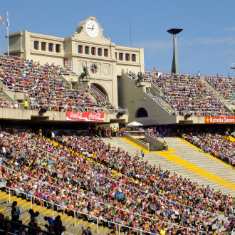 Estadi Olímpic. Vista del públic a les grades. Autoria: Vicente Zambrano González