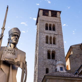 Campanar de la catedral de Vic - Domènec Fernández / Diputació de Barcelona