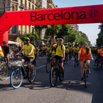 Imatge de la bicicletada