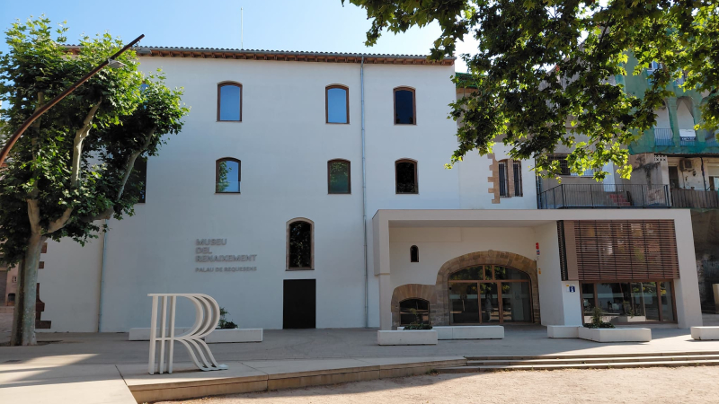 Façana del Museu del Renaixement, a Molins de Rei. Autoria: Museo del Renaixement