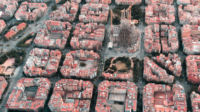 La Sagrada Família, a l’Eixample de Barcelona