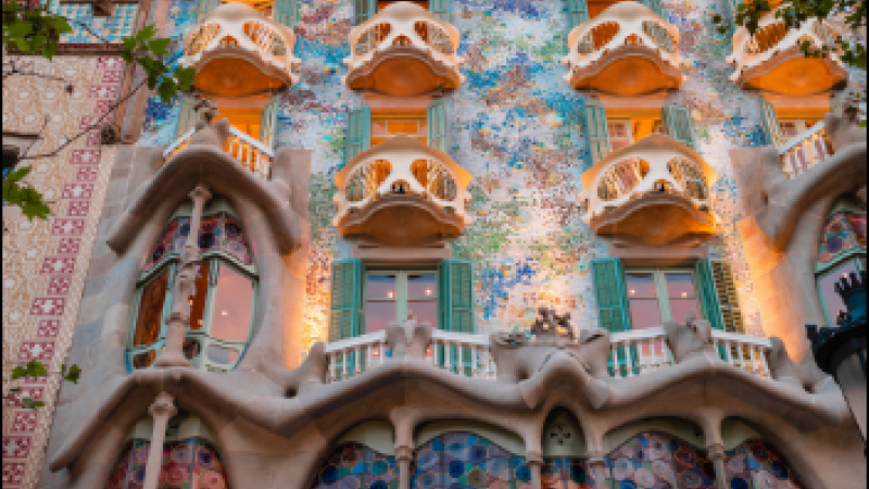 Casa Batlló, al Passeig de Gràcia de Barcelona