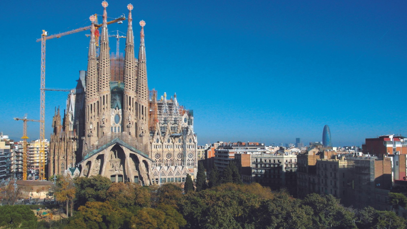 Temple de la Sagrada Família. Vista general. Autoria: Vicente Zambrano González